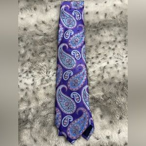 Ermenegildo ZEGNA Woven Paisley Silk Tie MSRP$240 Handmade in ITALY Great Gift!